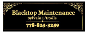 blacktop maintenance Vernon logo