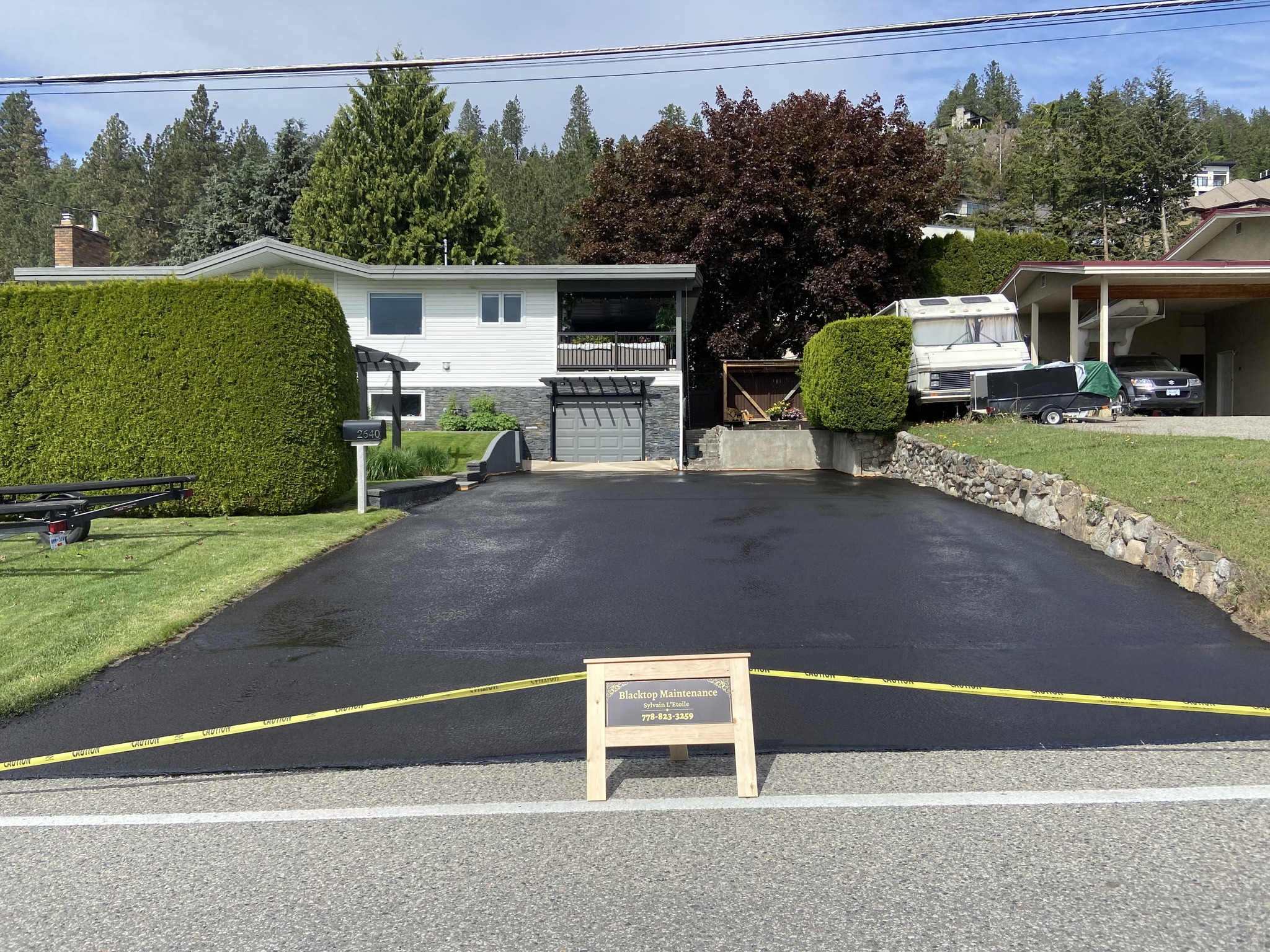 Driveway Sealcoating West Kelowna After